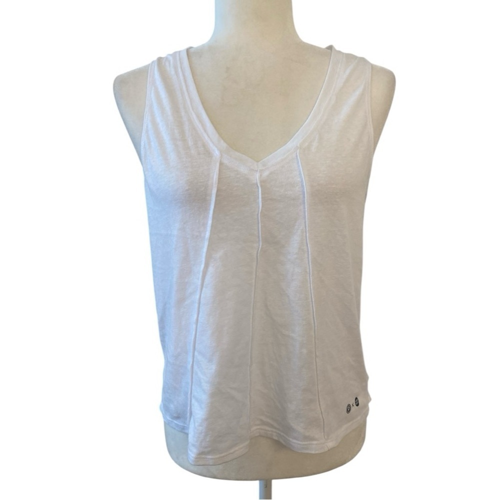 Vimmia Womens White V-Neck Blousen Tank Top
